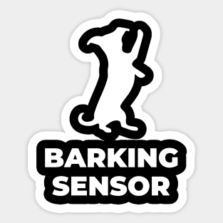 Barking Sensor Sticker